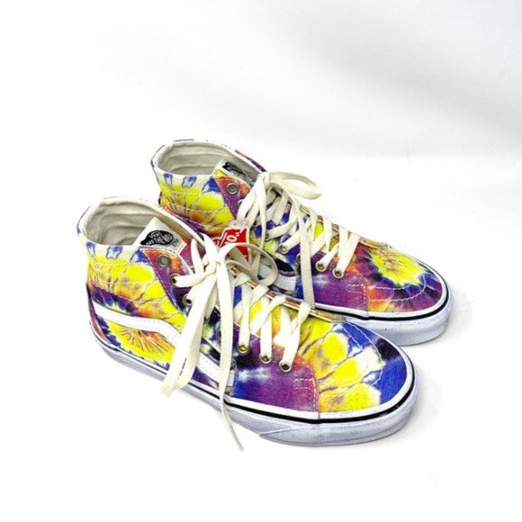 💖MEGA SALE💖Vans Sk8-Hi Women Tapered Washed Eie Bye Multicolor   VN0A4U1619X - Picture 2 of 9